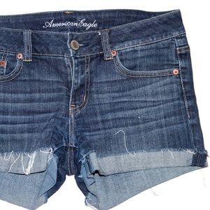 American Eagle Blue Jean Shorts